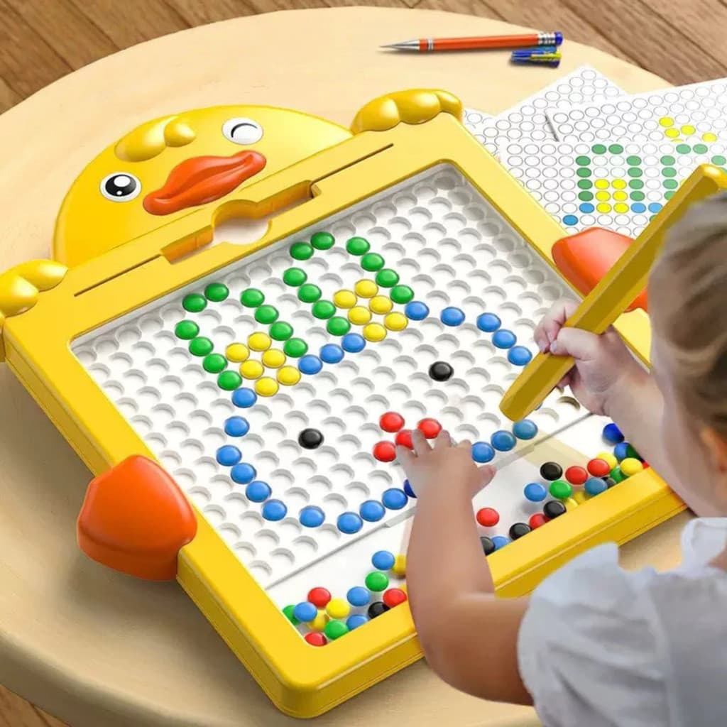 Tábua Mágica Desenho Magnético Educativo Montessori Lousa Desenho Interativo