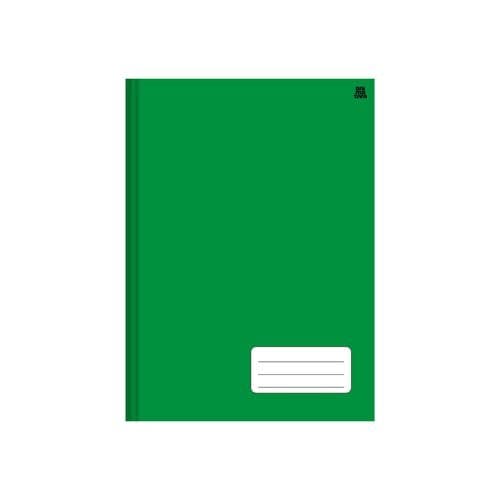 Caderno Universitario Costurado 1 Materia 96 Folhas Verde Papel Resistente Design Pratico