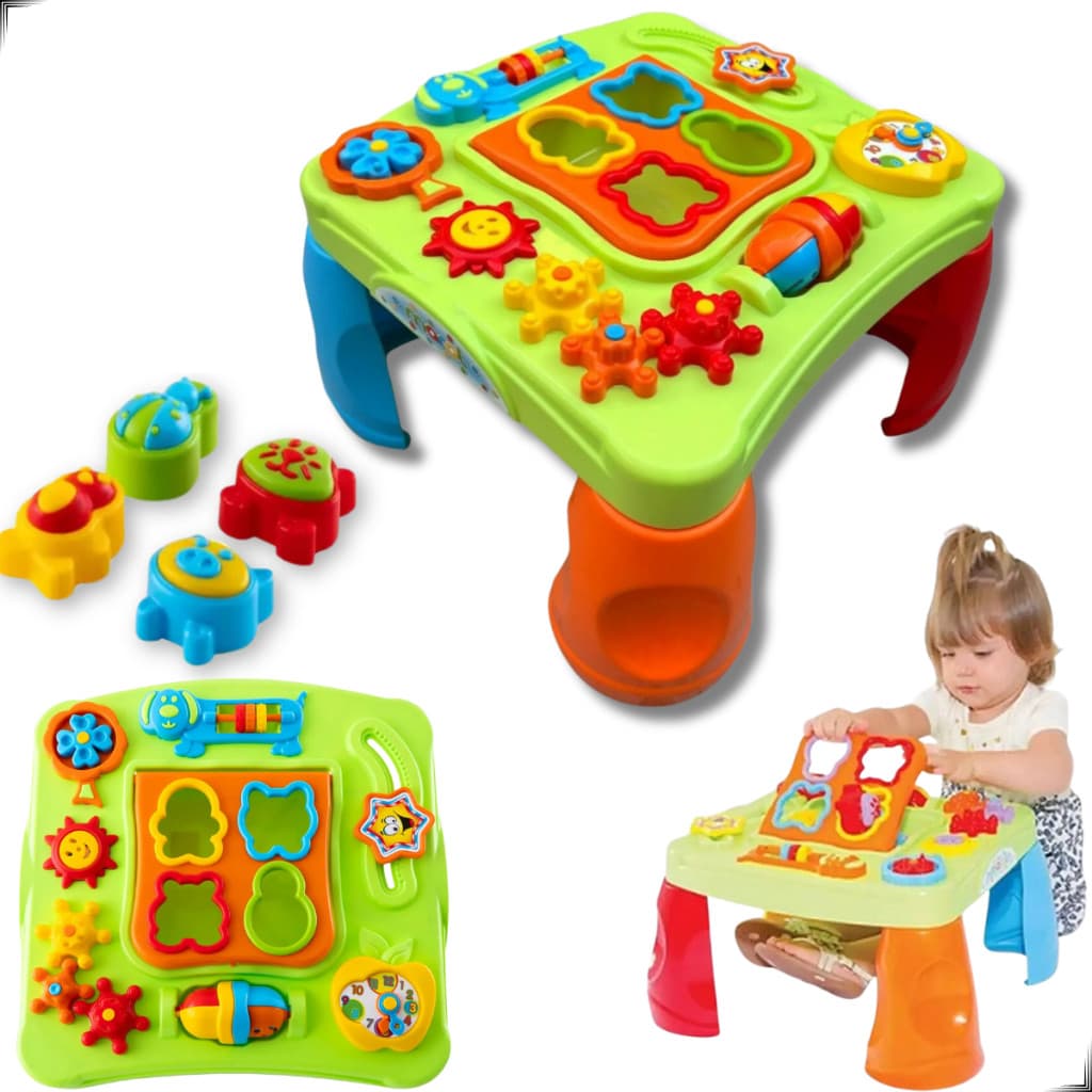 Mesa Criativa Didática Bebê Infantil Mesinha Som Interativa