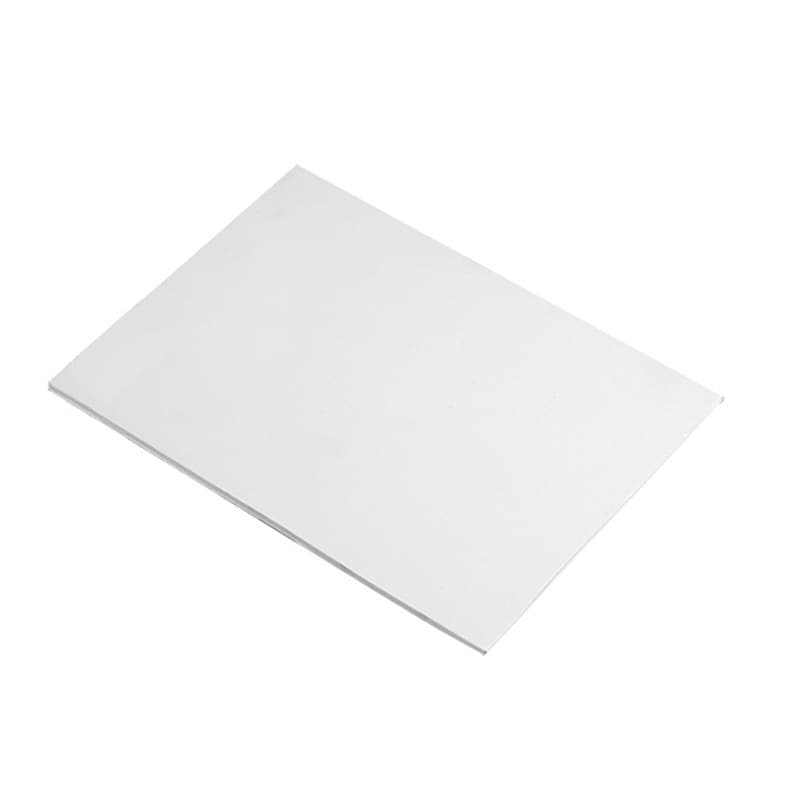 Chapa Placa PVC Expandido Branco 10x20cm