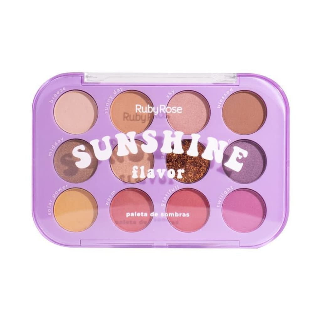 Paleta de Sombras Sunshine Flavor Ruby Rose HB-1092