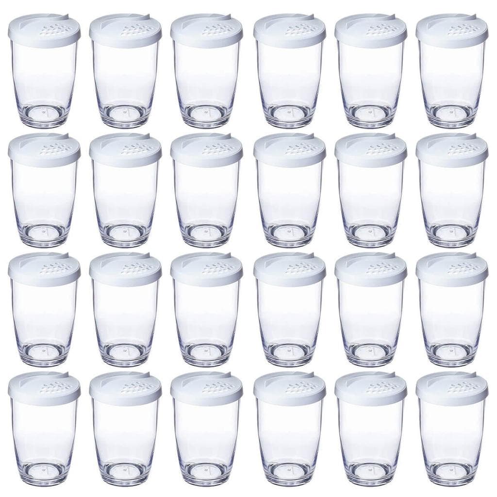 Kit 24 Farinheiras Porta Temperos Queijeira 350ml Ou com Tam