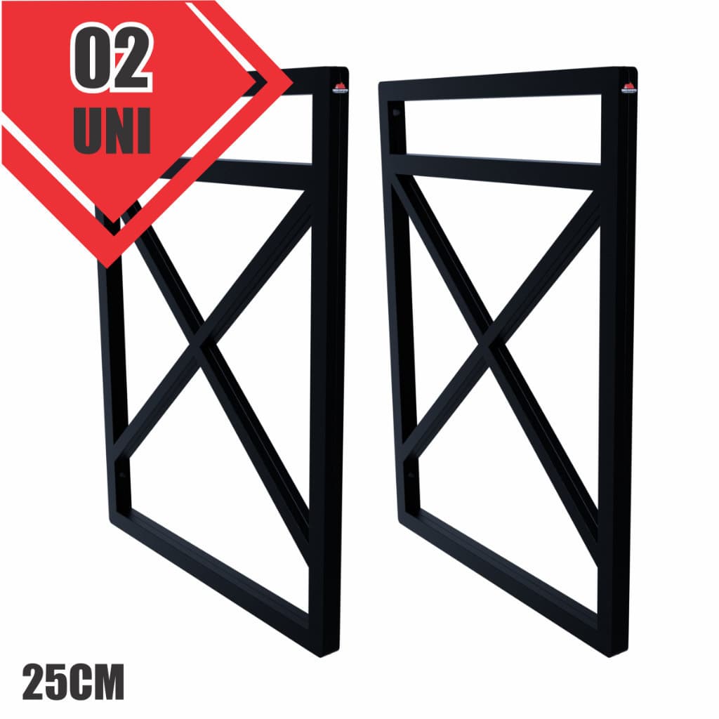 Suporte Estilo Industrial 25x37cm Preto