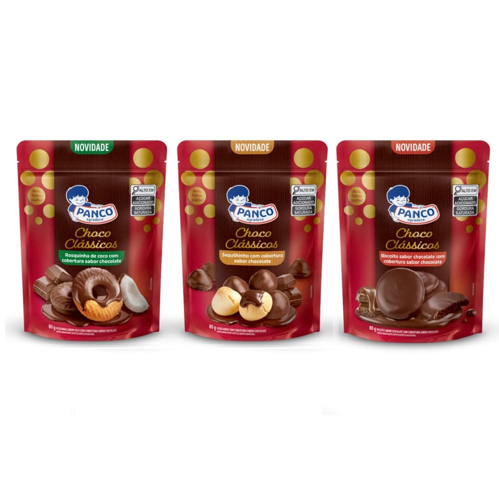 Kit Panco Rosquinha e Sequilhinho Cobertos com Chocolate