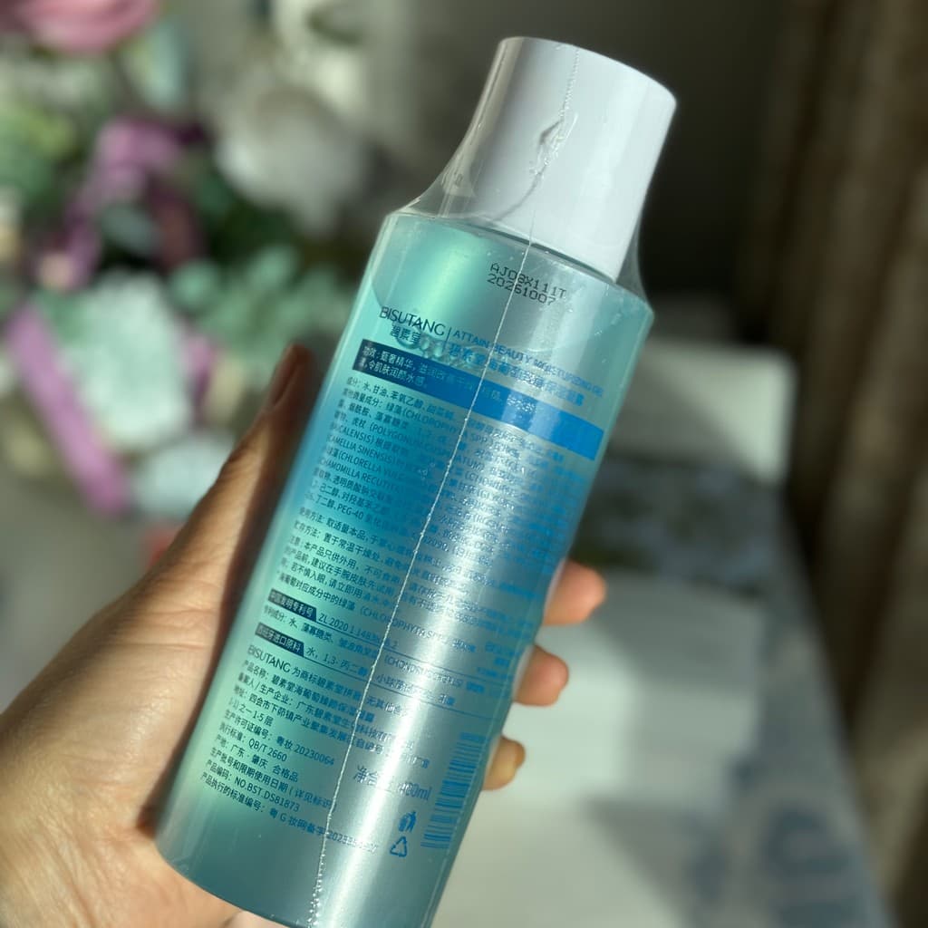 Pacotes úmidos são tão bons!Tônico Hidratante Uva Marinha 400ml
