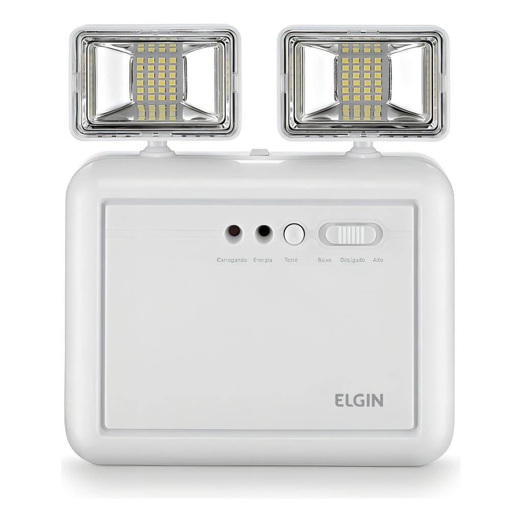 Luminária Luz De Emergência Led 8w 1200 Lumens Elgin 127/220