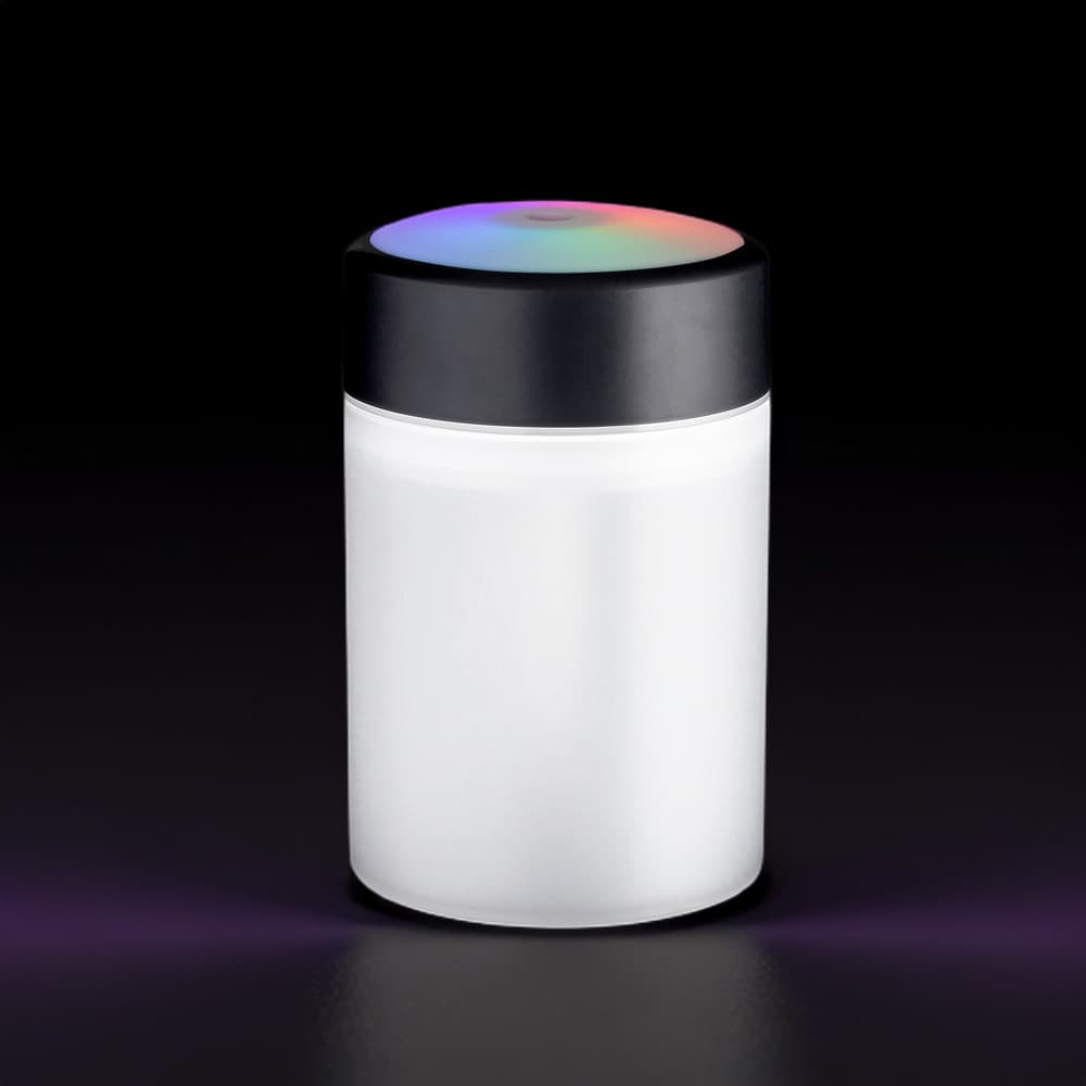 Umidificador de Ambientes USB 300ml com LED - Bivolt para Quarto, Escritório e Carro