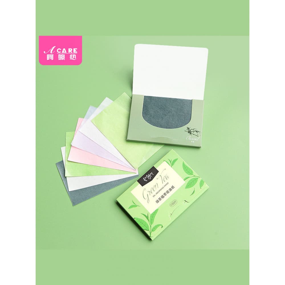 <Papel absorvente de óleo A1pq801-Fácil de usar tecido facial portátil tecido facial masculino desengordurante F