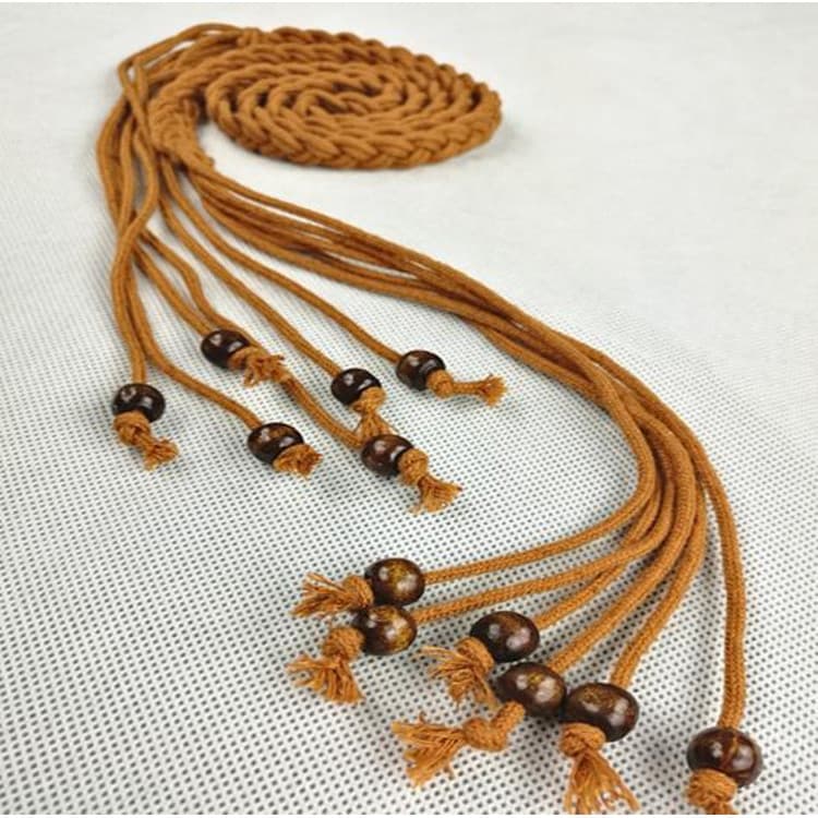Outono inverno novos produtos loja de roupas fornecimento compra algodão 1.5cm de largura tecido borla senhoras cintura
