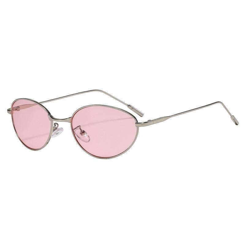 Óculos de Sol Femininos Estilo Olho de Gato Retrô de Metal, Óculos de Sol Punk Masculinos, Óculos de Sol Femininos para