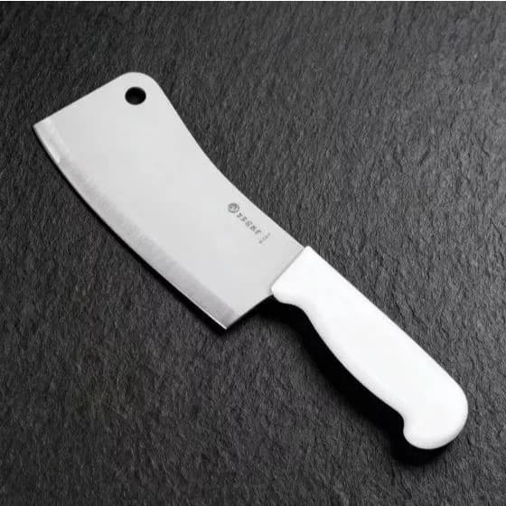 Cutelo Aço Inox 8 ou 6 Pol Faca Açougue Churrasco Pesada Cleaver Quebra Osso Desossa