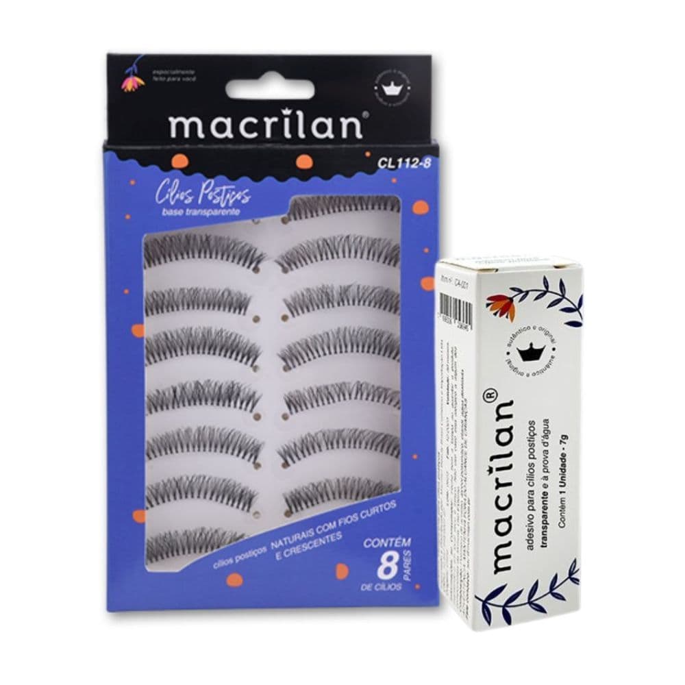 Cílios Postiços + CA001 - Macrilan
