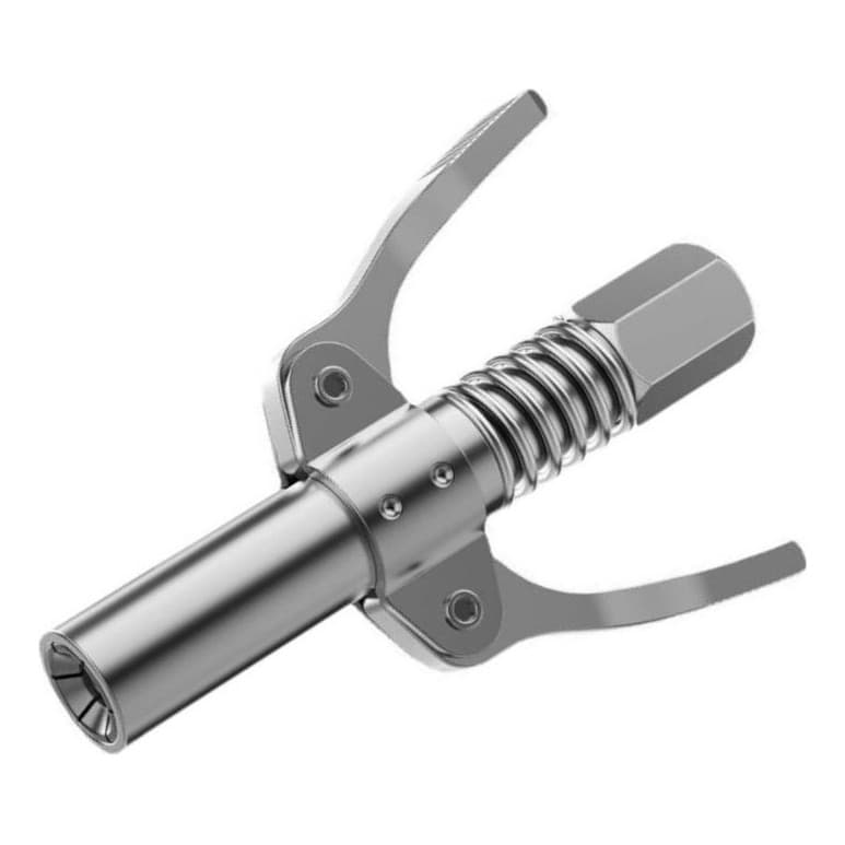 Pistola Engraxadeira Pneumática Ms Bico Acoplador Rosca 1/8 Aço