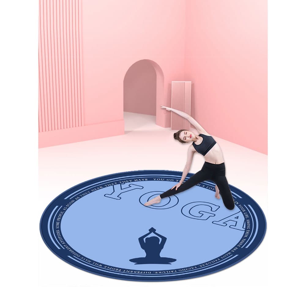 Tapete de Yoga tapete de Fitness doméstico antiderrapante meninas dedicado absorção de choque antiderrapante mudo isolam