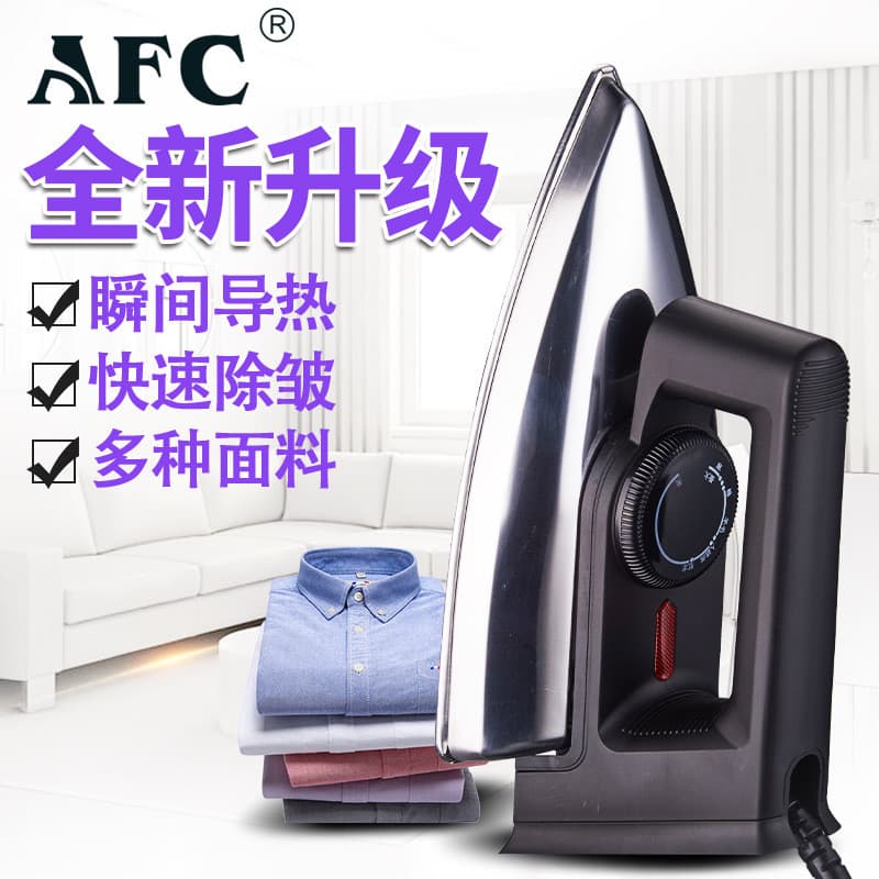 Ferro elétrico à moda antiga, doméstico Industrial, leve, sem vapor, ferro elétrico seco, artesanal, Doudou, perfuração