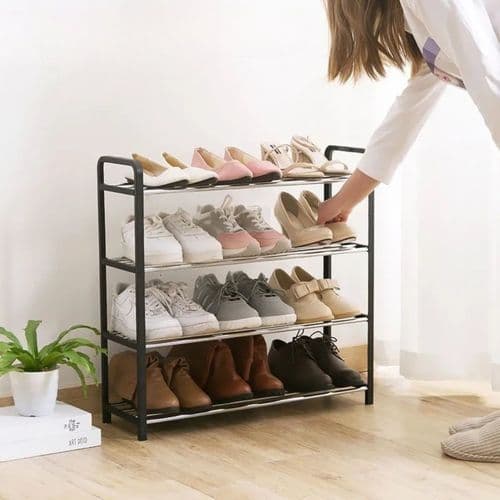 Sapateira Multiuso Organizador Casa Closet 4 Andares Prática Durável Sortida