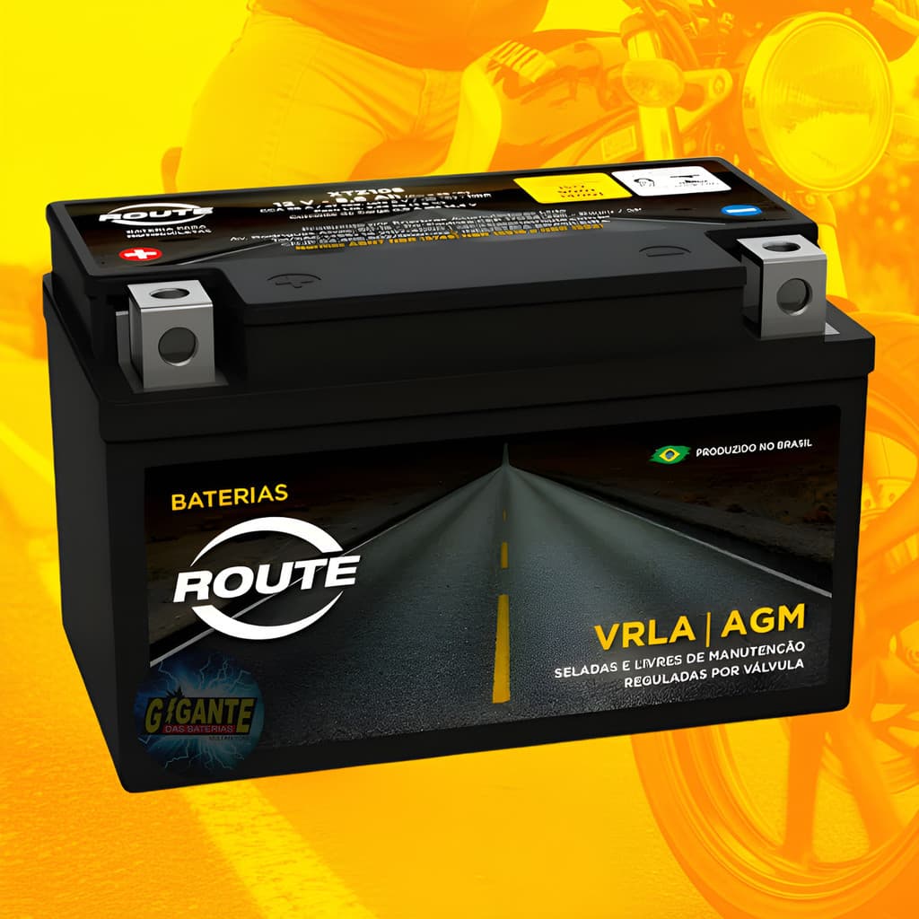 Bateria Route Agm Xtz10s Moto Hornet Mt 09 R1 Bmw Cbr S1000r
