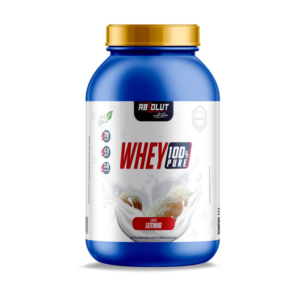 Whey Protein 100%  Pure Pote  900g -Absolut Nutrition