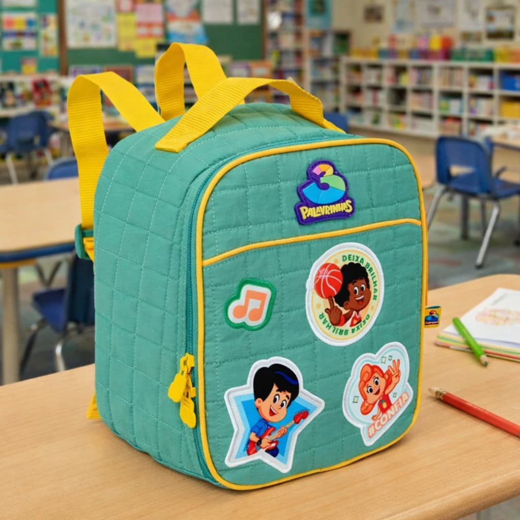 Lancheira Termica Infantil Escolar Clio 3 Palavrinhas Costa