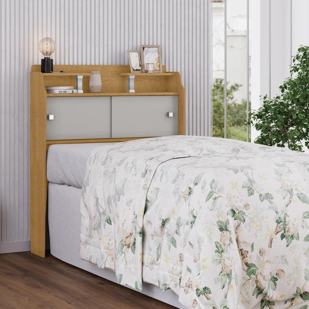 Cabaceira  de Casal Flex Goiás Naturalle Off White