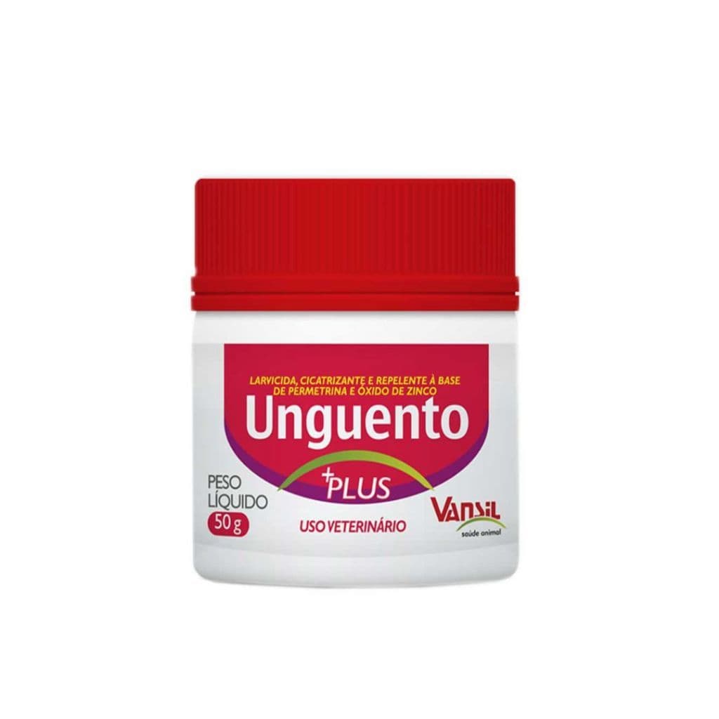 Pomada Unguento Larvicida, Cicatrizante E Repelente, 50g Vansil