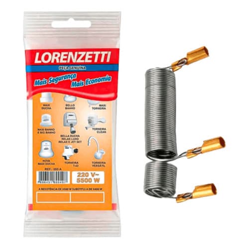 Resistência de Torneira 220V Lorenzetti Versátil/Clean, reparo ideal para troca da resistência queimada
