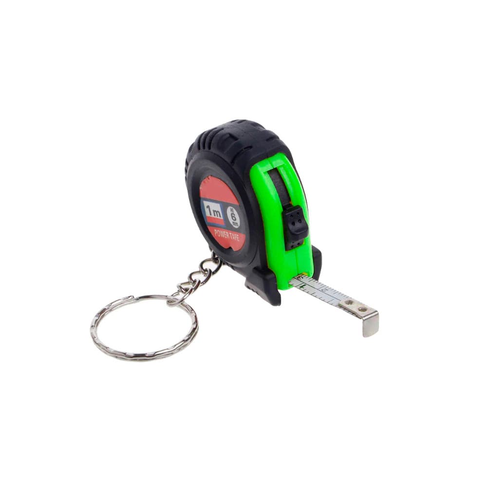 Kit 30/50un Mini Chaveiro Trena Fita Métrica Lembrança Brinde Decoração Multiuso Régua Retrátil Medida Cores Sortidas 1m