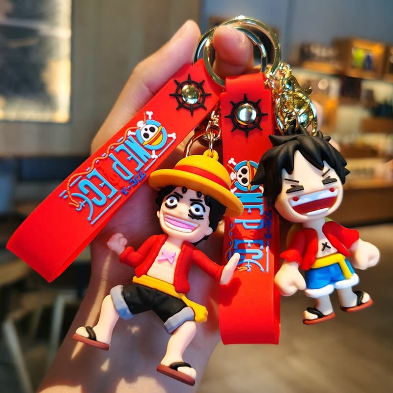 10 Modelos de Chaveiro One Piece Luffy – Pingente de Boneco Anime para Lembrancinha e Coleção