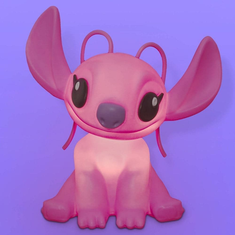 Luminária Stitch Angel Ohana Disney - Bivolt - Decoração Infantil - Lilo e Stitch