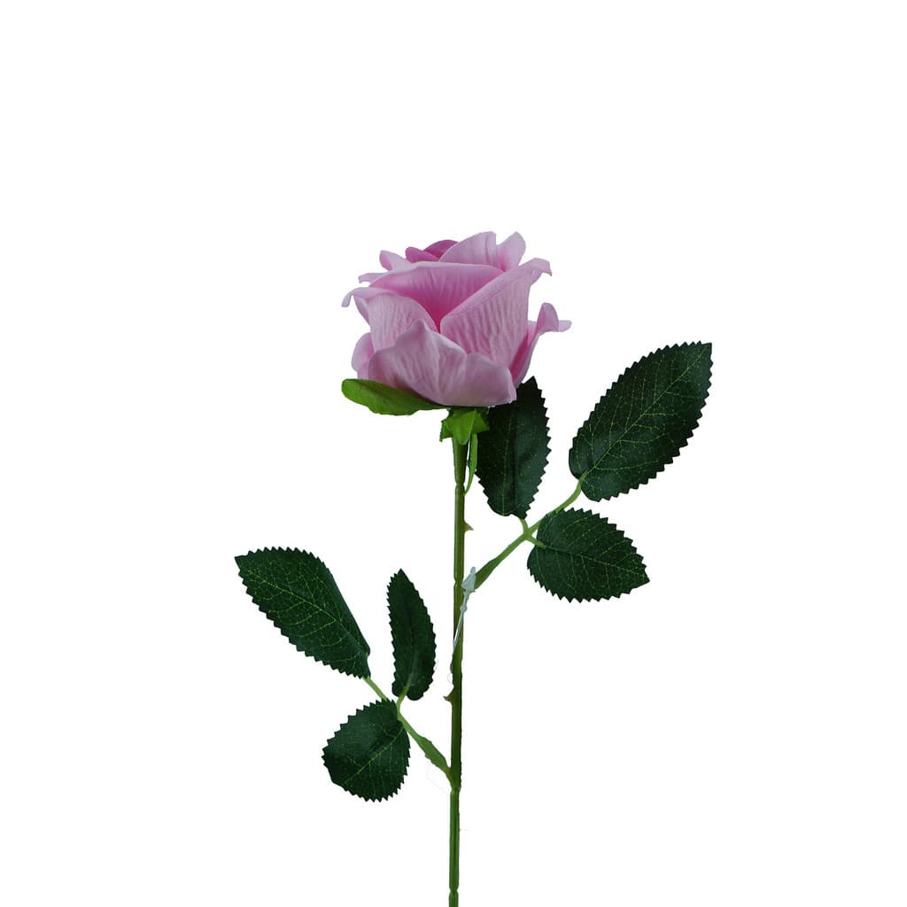 Botão Artificial de Rosa Aveludada 50cm Decoração Presentear