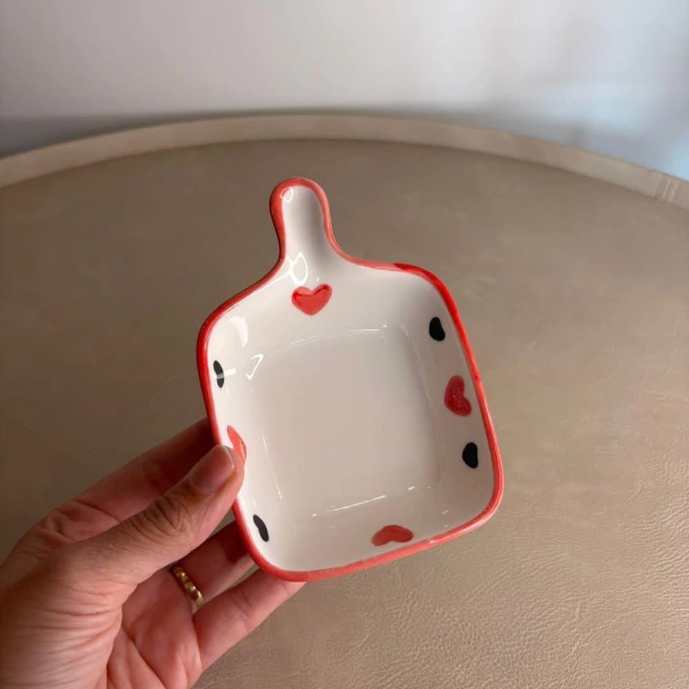 Mini Bowl Love de Cerâmica 12,5x9x3,5cm