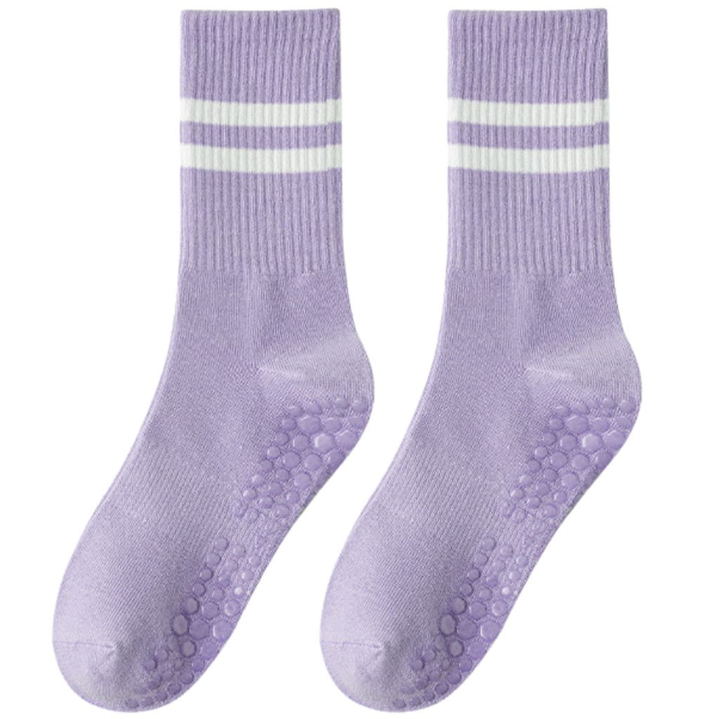 Meias de Pilates yoga esportivas profissional Antiderrapante - 1 par - várias cores