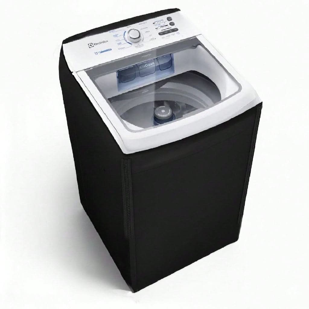 Capa Para Maquina de Lavar Roupas Electrolux LED15 15kg Com Ziper