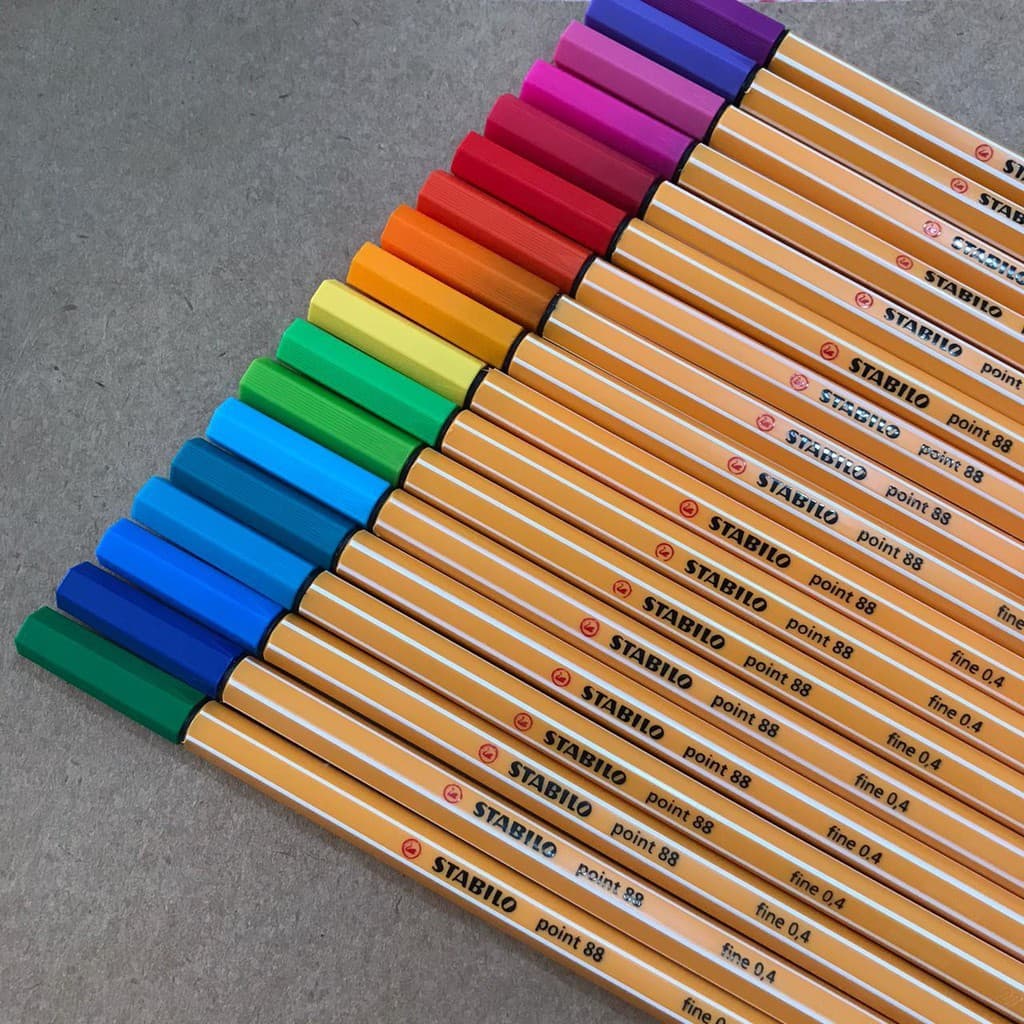 Canetas Point 88 Stabilo Originais Cores À Sua Escolha Novas Cores