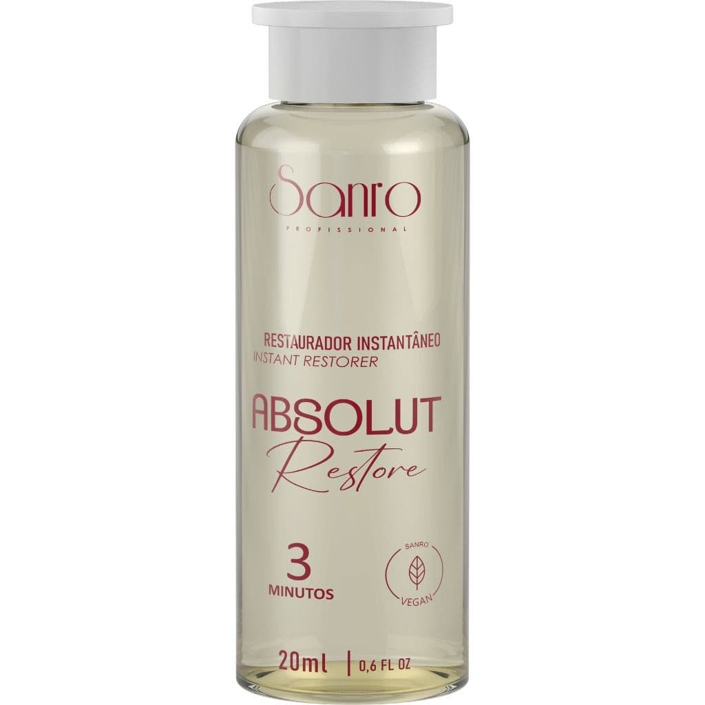Restaurador Instantâneo Absolut Restore 20ml Sanro Cosméticos