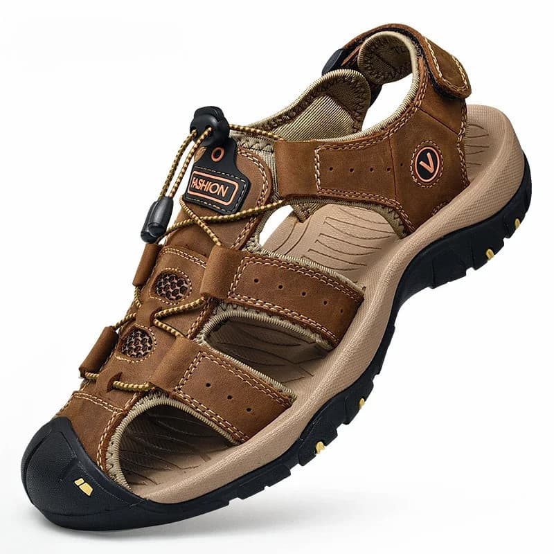 Sapatos de Couro Casuais para Caminhada e Trekking Masculinos G2EI, Anticolisão, para Verão, LSCM