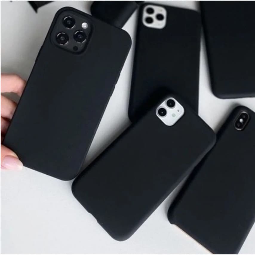 Case Preta iPhone Anti Impacto Proteção Total iPhone X XS 6 7 11 12 13 14 15 16 17 Pro Max - Nanclares