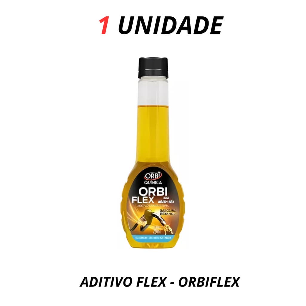 Aditivo Combustível Flex 200ml Limpa Bicos Injetores - ORBI-FLEX