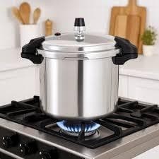 Panela Pressão Fechamento Grande Fazer Preparo Porção Feijoada Escola Restaurante Cozinha Recipiente
