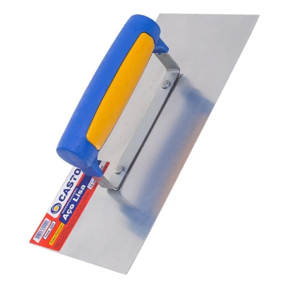 Desempenadeira Aco Lisa 12 x 27Cm Castor