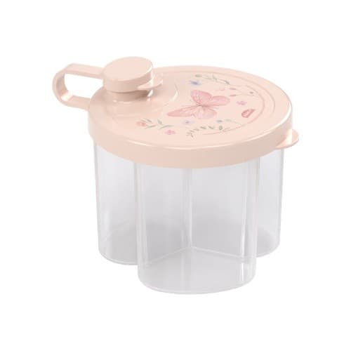 DOSADOR DE LEITE EM PO ROSA BORBOLETA