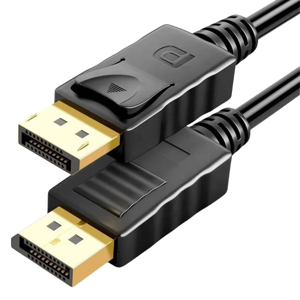 Cabo DisplayPort 1.1 Full HD 1.8m Alta Qualidade