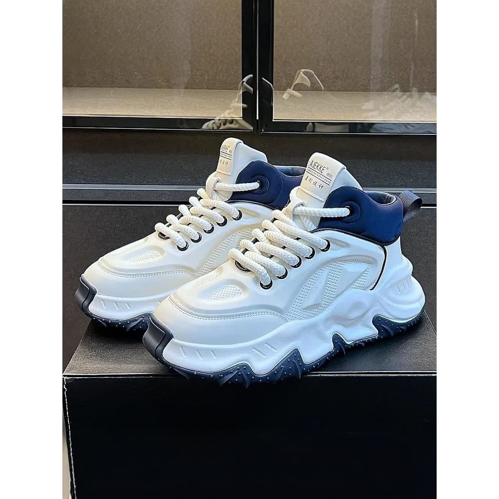 Sapatos masculinos de alta qualidade 2026 novo estilo primavera Street Wear tênis de sola grossa de alta qualidade sapat