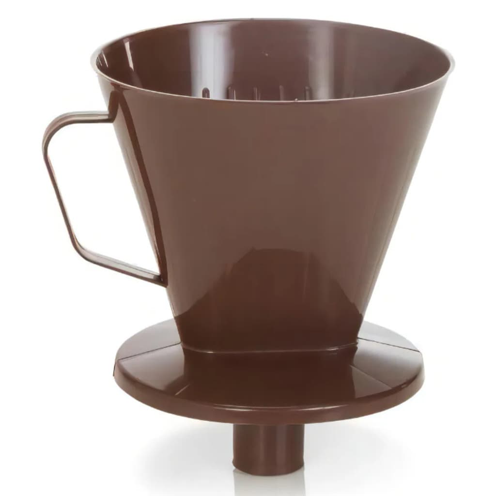 Coador de Café Plástico Porta Filtro 102 Marrom 13x10,5cm