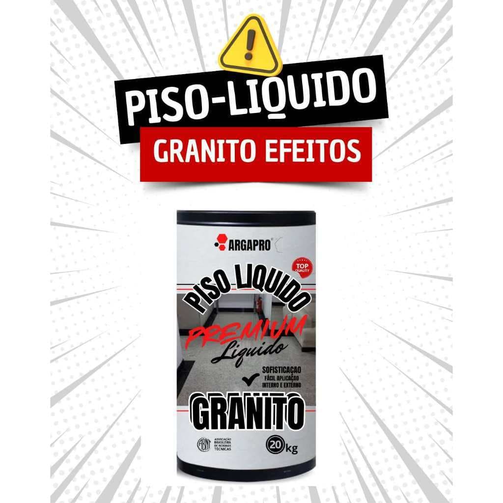kit Piso liquido granito (BRANCO COM EFEITOS) granito liquido ARGAPRO 20KG + resina endurecedora