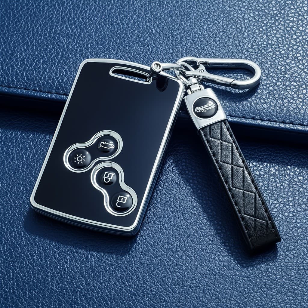 Capa Para Chaveiro Com Compatível Modelos RENAULT , Incluindo Megane , Laguna , Koleos , Fluence , Scenic , Clio E Captu