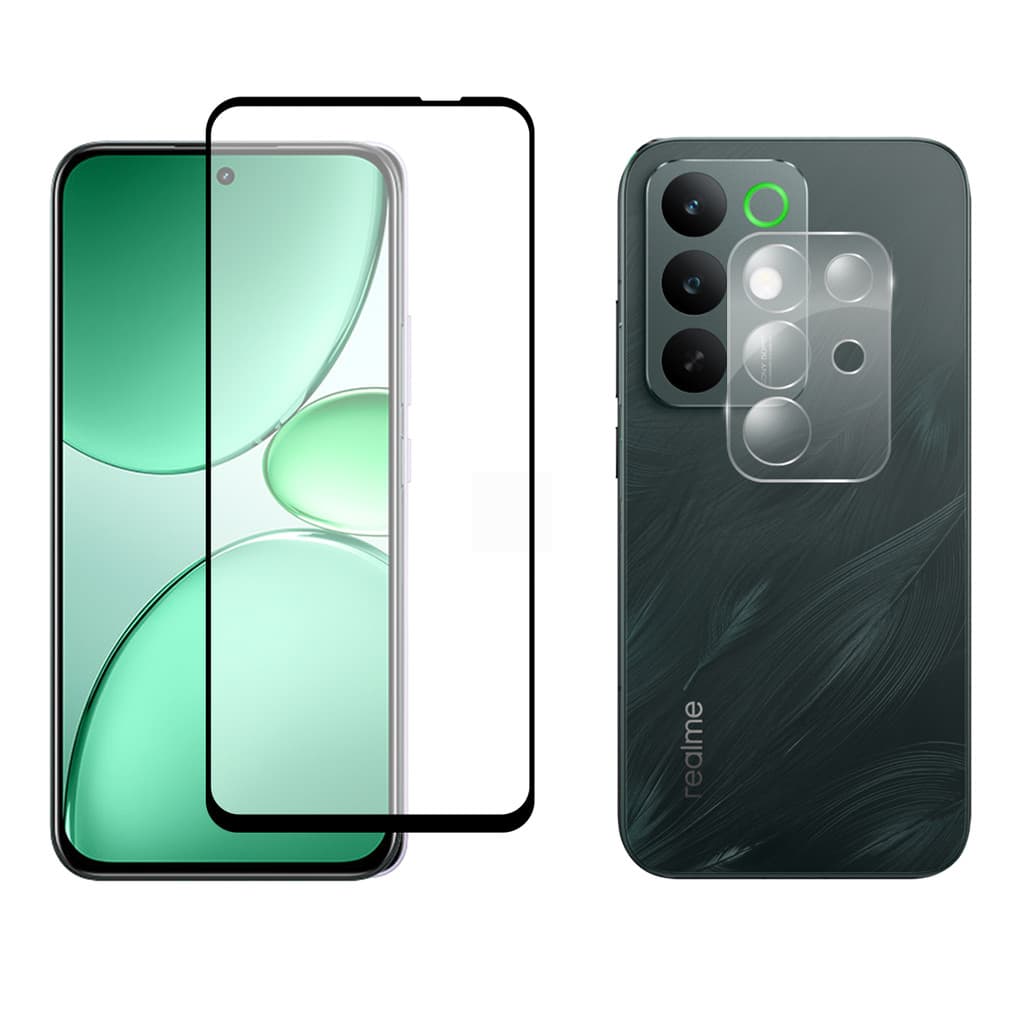 Película Vidro 3D + Película Câmera Vidro Para Realme C85