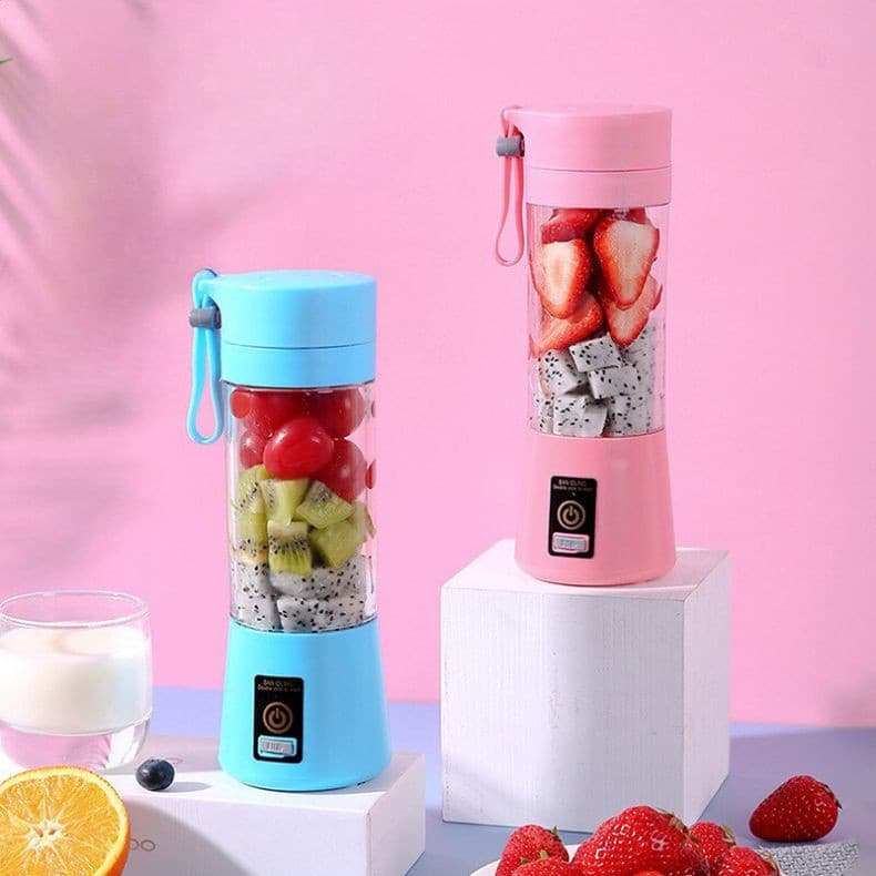 Mini Liquidificador Portátil Shake Take Juice Cup 6 Lâminas Recarregável ja
