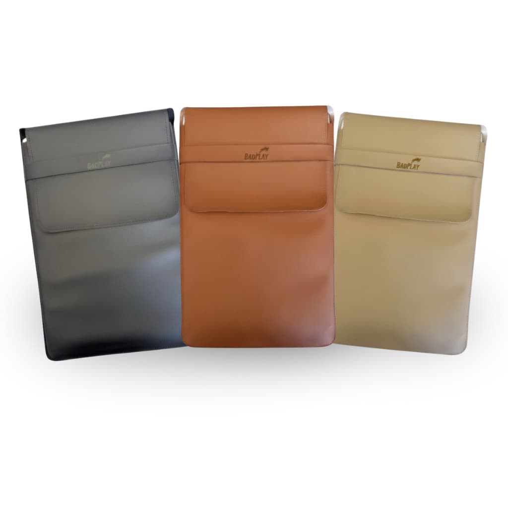 Case Capa Notebook Em Couro Com Mouse Pad 2 Em 1 Até 17.3pol