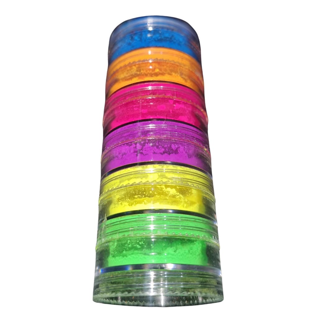 Kit Torre 6 Pós Neon Decoração Para Unhas Maquiagem Festa